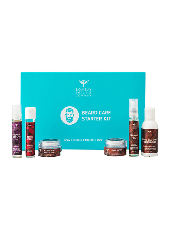 

Bombay Shaving Company Beard Care Starter Gift Kit, 500gm, 6 Pieces