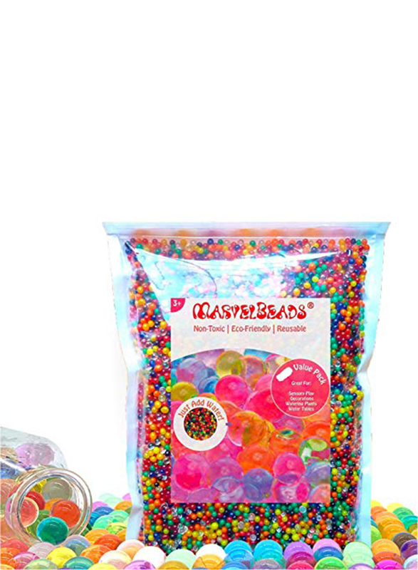 

Marvel Beads 12 Colour Water Rainbow Beads Gel, 20000 Pieces, 250 g
