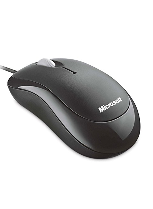 

Microsoft 4YH-00005 Wired Optical Mouse, Black