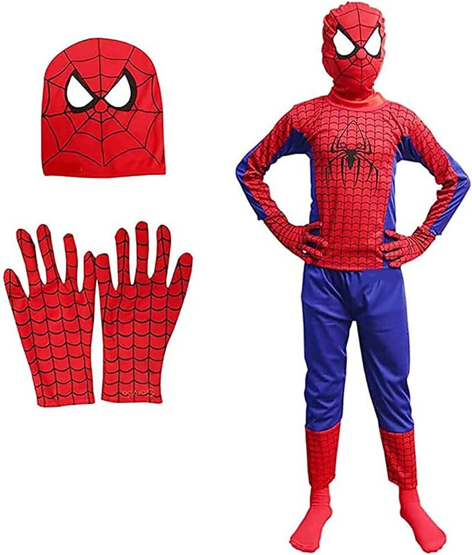 

Yuppin Costume Superhero Dress, Red/Blue