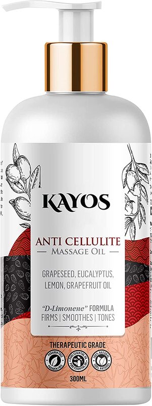 

Kayos Botanicals Anti Cellulite Massage Oil, 300ml