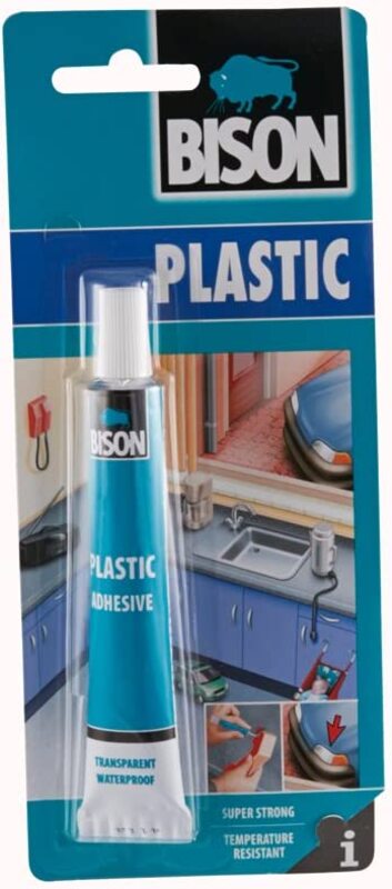 

Bison 25ml Plastic Adhesive, Clear