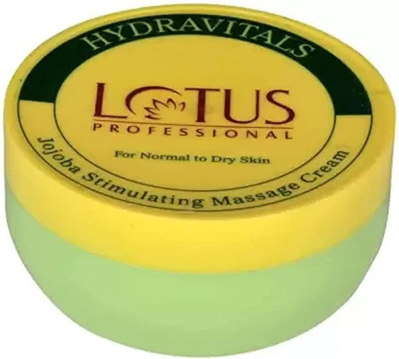 

Lotus Professional Hydravitals Jojoba Stimulating Massage Cream,250Gm