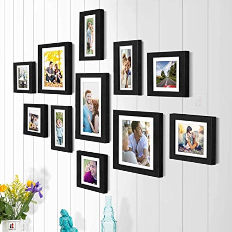 

Painting Mantra Boulevard Individual Photo Frames, 11 Pieces, Black