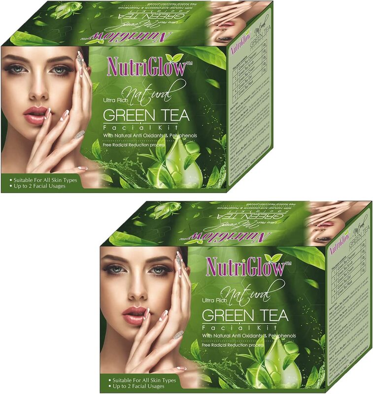 

Nutriglow Green Tea Facial Kit, 250gm + 10ml