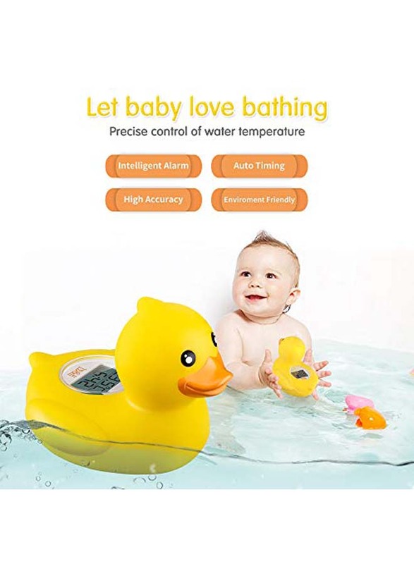 

B&H The Infant Baby Bath Floating Classic Duck Thermometer Toy for Babies