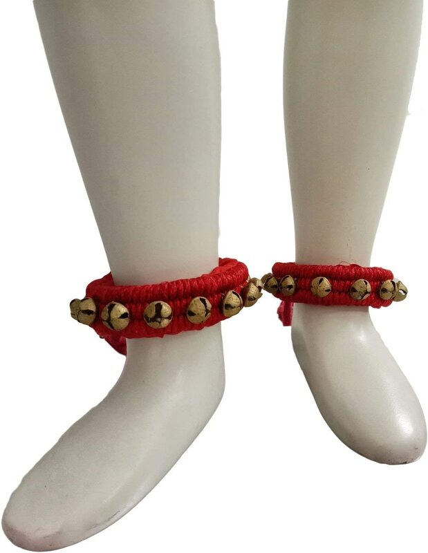 

BookMyCostume Indian Classical Dance Ghungroo Fancy Dress Costume, 1-5 Years