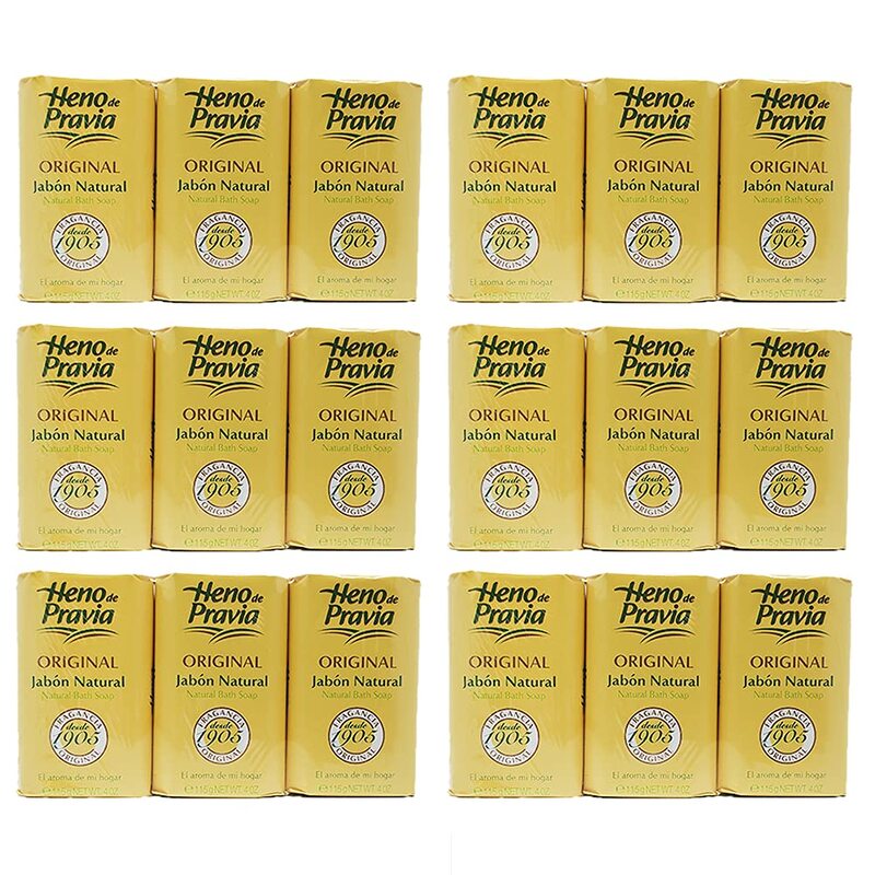 

Heno de Pravia Natural Bath Soap, 18 x 115gm