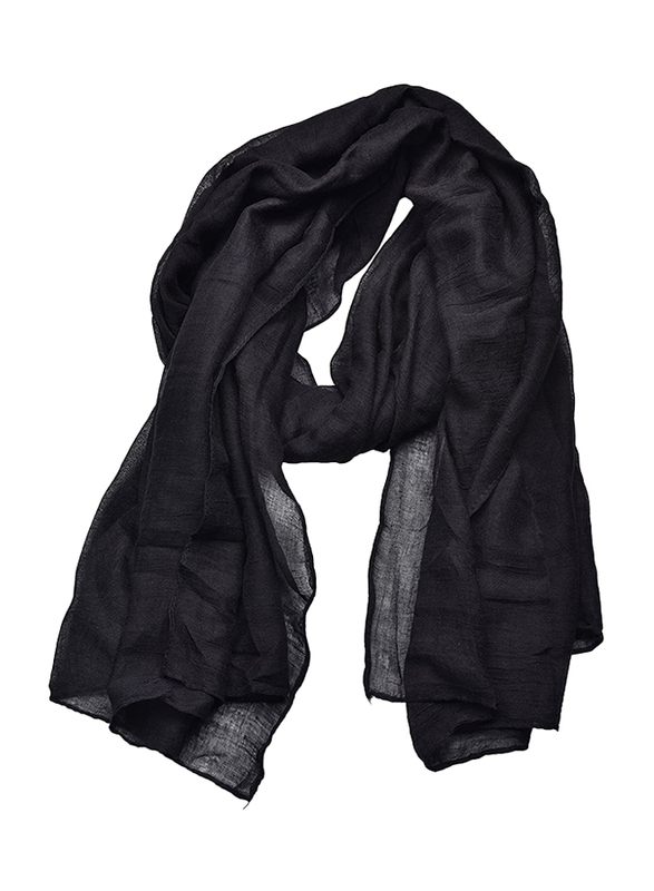 

Woogwin Unisex Light Soft Scarves Fashion Scarf Shawl Wrap, Black