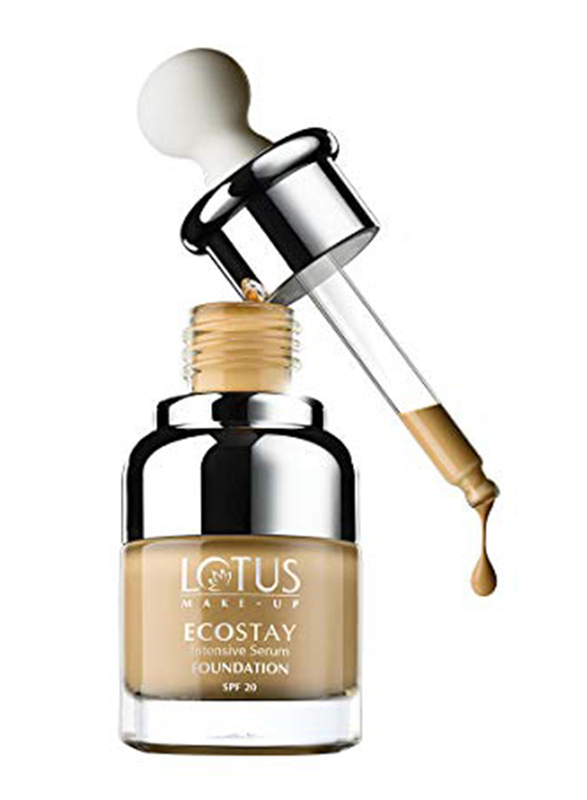 

Lotus Make-Up Eco Stay Intensive Serum Foundation, 25 ml, Ivory, Brown