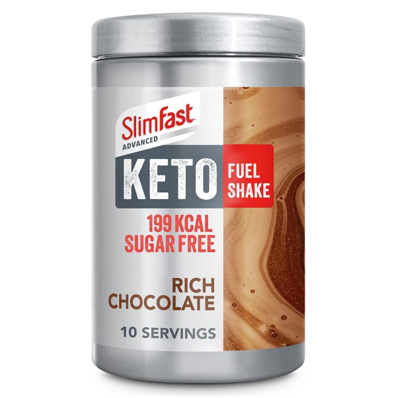 

SlimFast Advanced Keto Fuel Shake for Keto Lifestyle, 350g, Rich Chocolate