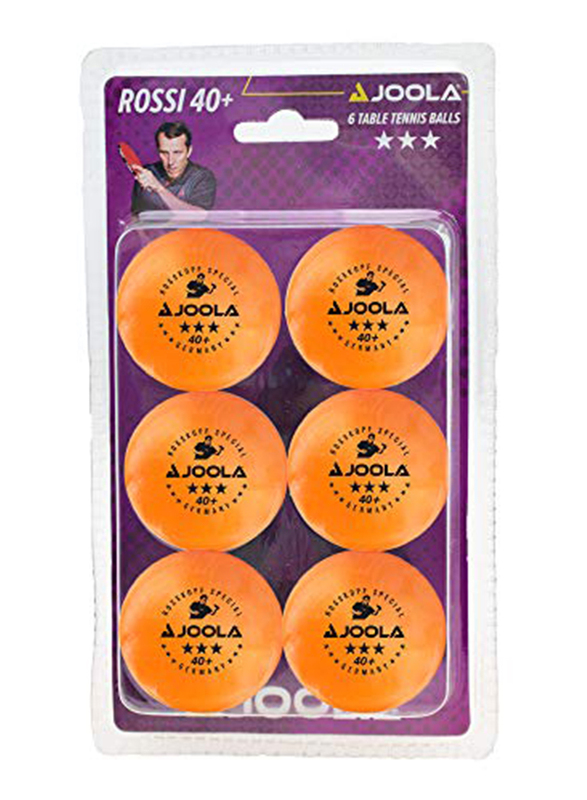 

Joola Rossi 3-Star Table Tennis Balls, 6 Pieces, Yellow