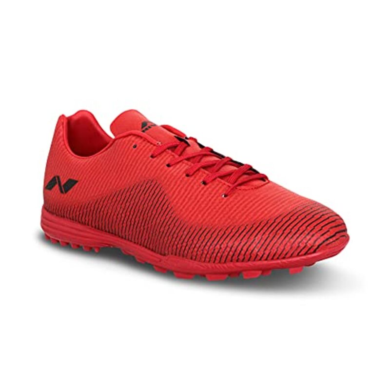 

Nivia Carbonite 4.0 Futsal Shoes for Men, 8UK, Red