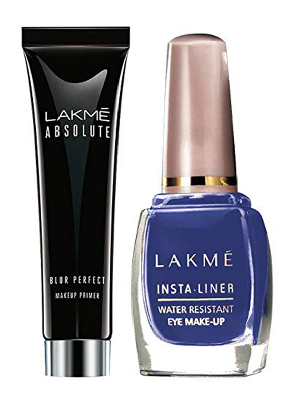 

Lakme Absolute Blur Perfect Makeup Primer & Insta Eye Liner, 9ml, Blue