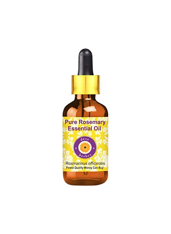

Deve Herbes Rosemary Essential Oil with Glass Dropper, 100ml