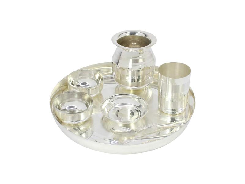 

GoldGiftIdeas 12-inch 8-Piece Dinner Set, Silver