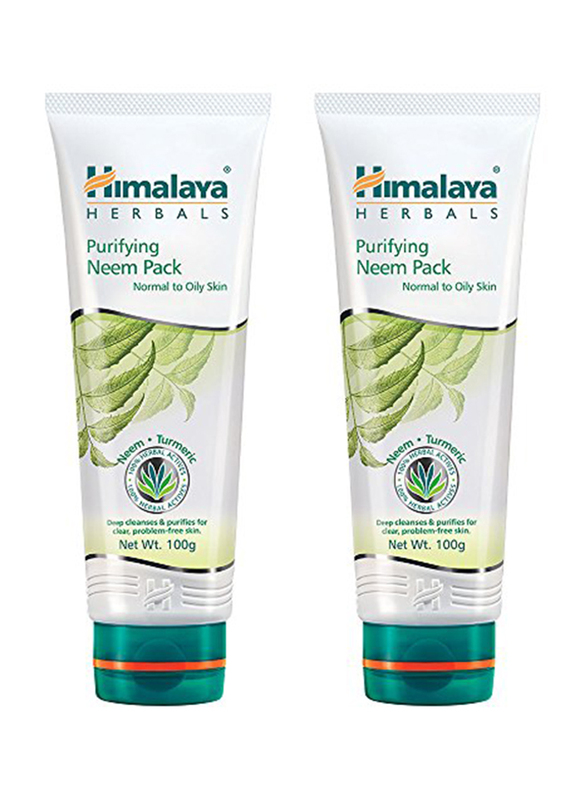 

Himalaya Herbals Purifying Neem Pack, 100gm, 2 Pieces