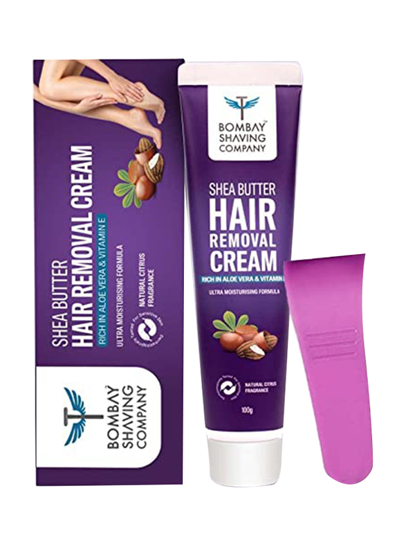 

Bombay Shaving Company Shea Butter Hair Removal Cream for Women, 100gm