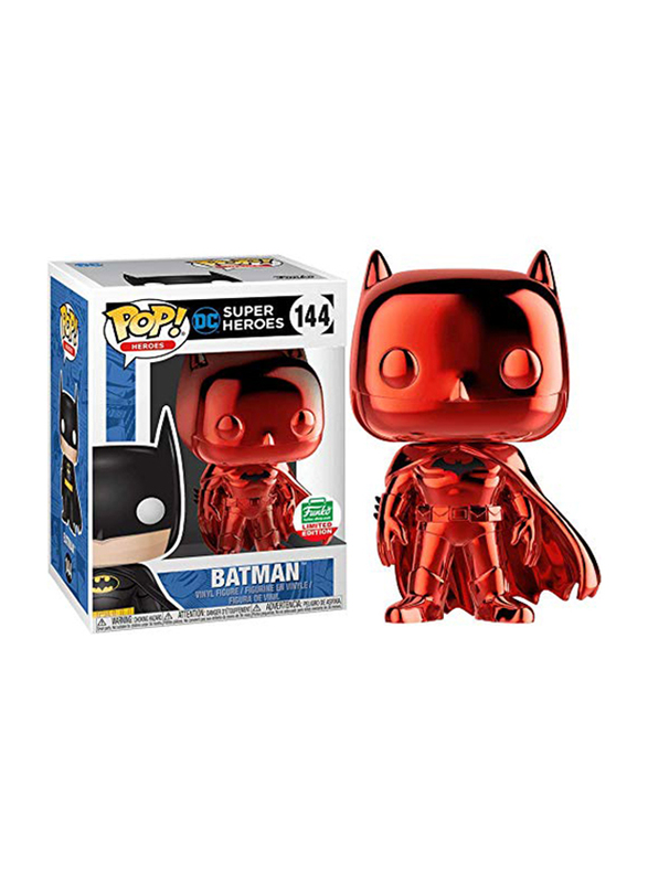 

Funko Pop DC Super Heroes Red Chrome Batman Figure, Ages 1+