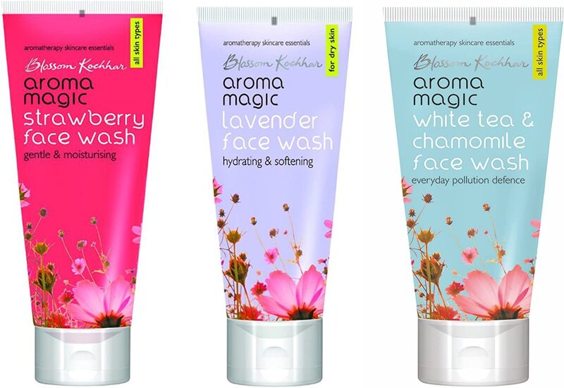 

Aroma Magic Lavender White Tea, Chamomile and Strawberry Face Wash Combo, 3 x 100ml