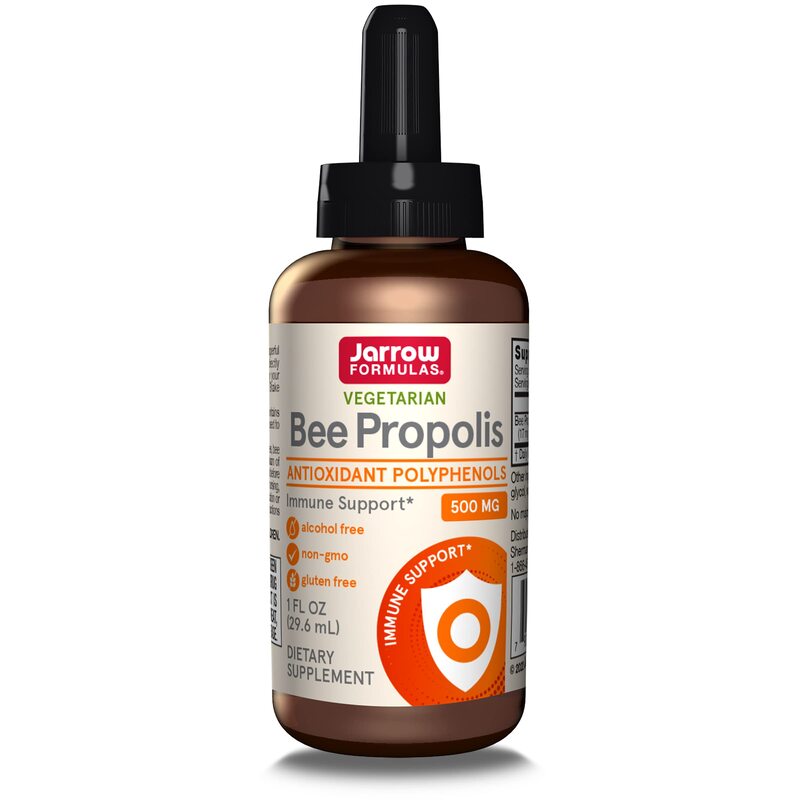 

Jarrow Formulas Bee Propolis 500 mg - 1 fl oz - Alcohol-Free Liquid Extract - Immune Support Antioxidants - Approximately 30 Servings