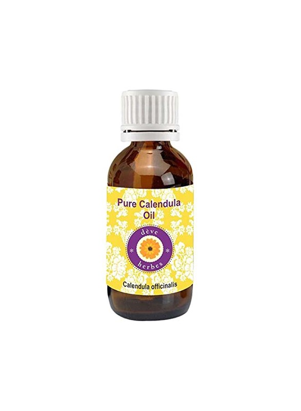

Deve Herbes Pure Calendula Oil Therapeutic Grade for Skin & Hair, 15ml