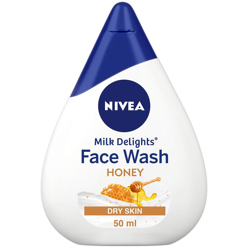 

Nivea Milk Delights Honey Women Face Wash for Dry Skin, 50ml