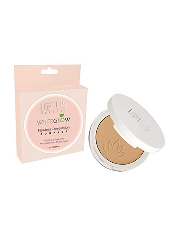

Lotus Makeup Whiteglow Flawless Complexion Compact, 10gm, Beige