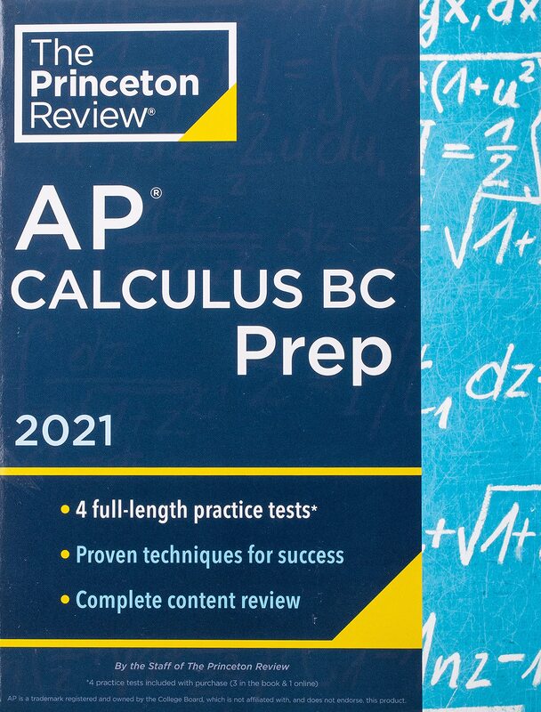 

Princeton Review AP Calculus BC Prep, 2021