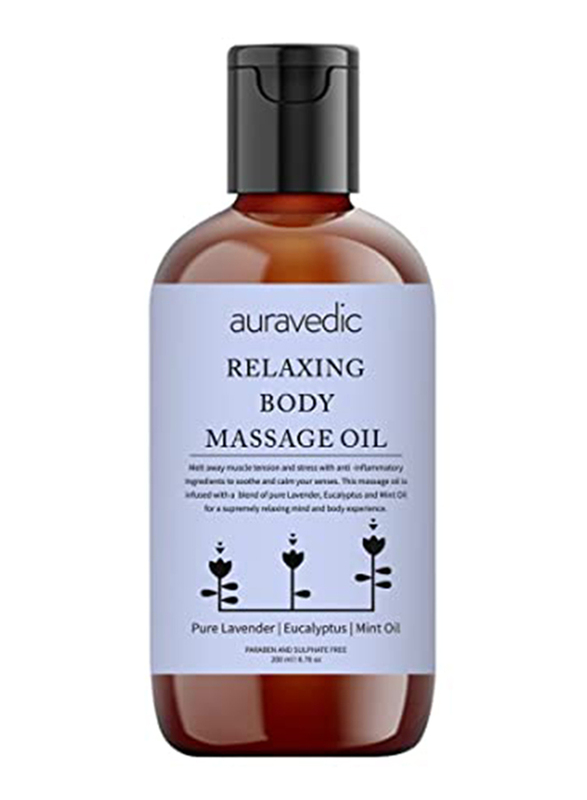 

Auravedic Relaxing Body Massage Oil, 200ml