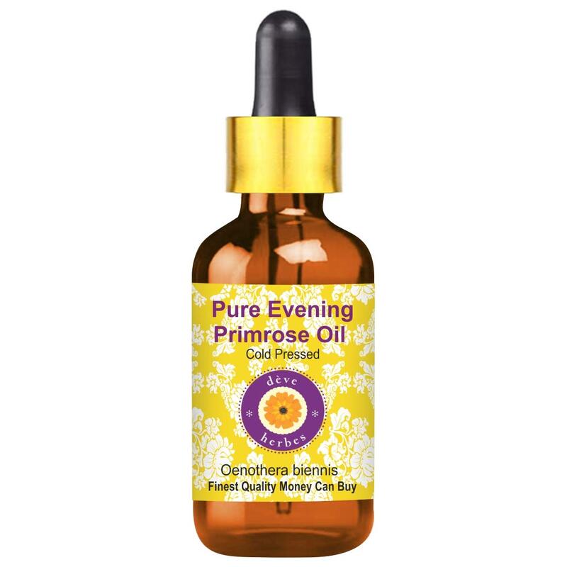 

Deve Herbes Pure Evening Primrose Oil (Oenothera Biennis) with Glass Dropper, 15ml