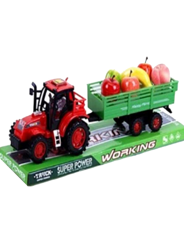 

Brunte Die cast Tractor Carrying Fruits Vehicle Toy for Kids, Ages 3+