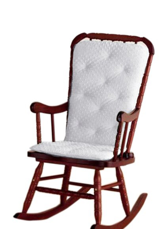

BabyDoll Bedding Heavenly Soft Adult Rocking Chair Pad, White