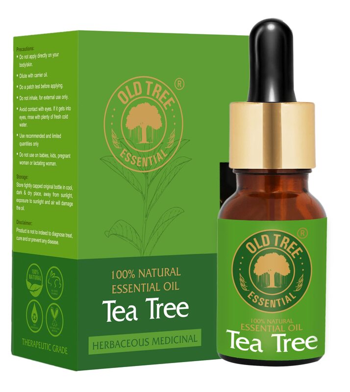 

Old Tree 100% Natural Tea Tree Oil for Skin, Hair & Acne Care, 30ml