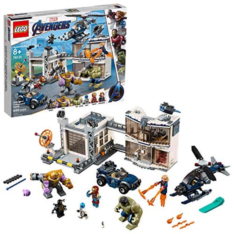 

Lego Marvel Avengers Compound Battle Building Kit, 699-Piece, Ages 8+, Multicolour