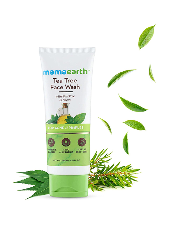 

Mamaearth Tea Tree Natural Face Wash for Acne & Pimples, 100ml