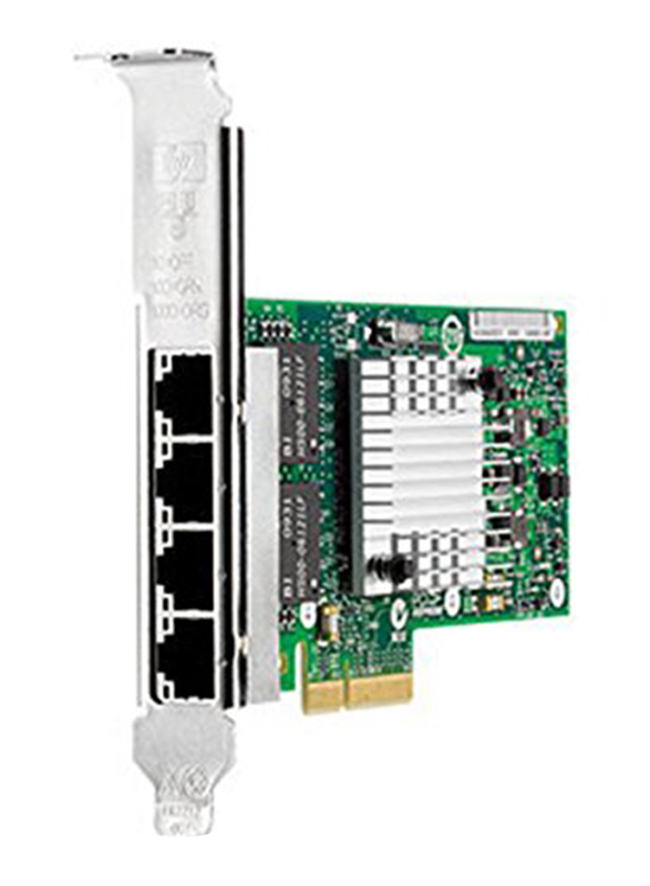 

HP NC365T 4-Port Ethernet Server Adapter 593722-B21, Green