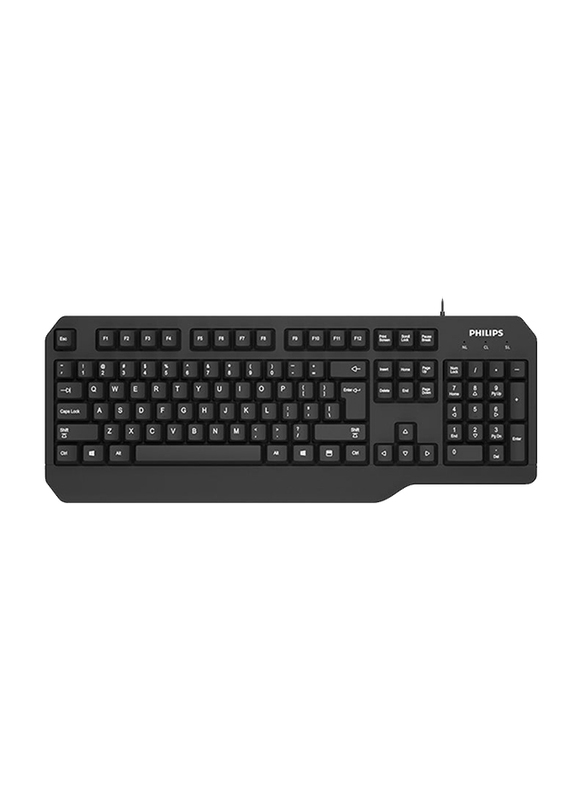 

Philips K202 Wired English/Arabic Simplicity Keyboard, SPK6202-BK, Black