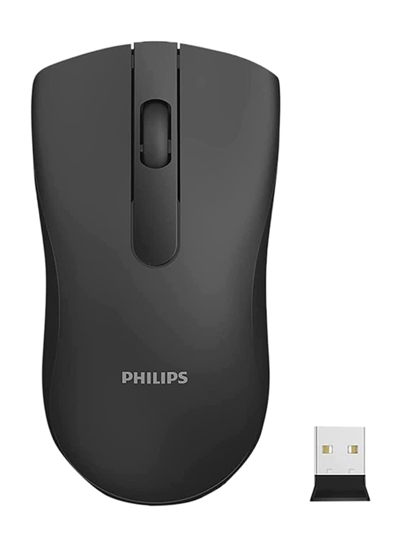 

Philips Wireless Optical Mouse, SPK7211/00, Black
