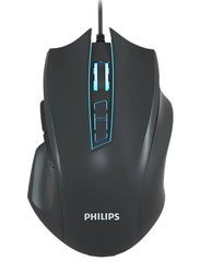 Philips SPK9201B-00 USB Wired Gaming Mouse, Black