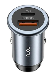 Totu DCCPD-04 Fast Charging Car Charger, Black