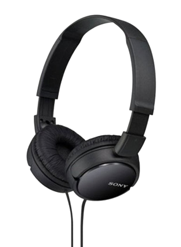 

Sony Wired On-Ear Headphones, MDRZX110AP, Black
