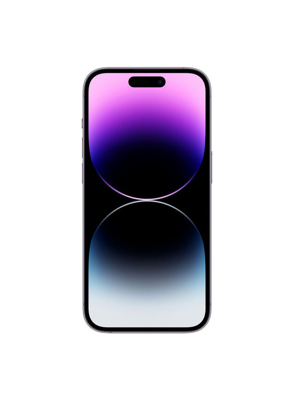 Apple iPhone 14 Pro 128GB Deep Purple, With FaceTime, 6GB, 5G, Single SIM Smartphone, Middle East Version