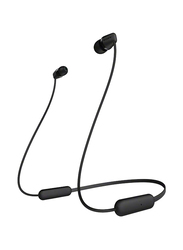 Sony WI-C200 Wireless Neckband In Ear Earphones with Mic, Black