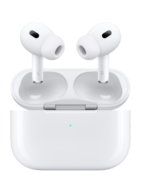 Apple AirPods Pro (2nd Generation) Wireless In-Ear Noise Cancelling Earphones with Wireless Charging Case, White