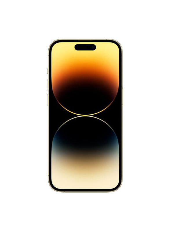 Apple iPhone 14 Pro 128GB Gold, With FaceTime, 6GB, 5G, Single SIM Smartphone, Middle East Version