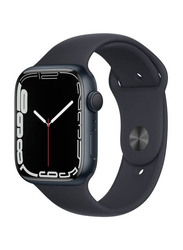 Apple Watch Series 7 - 41mm Smartwatch, GPS, Midnight Aluminium Case with Midnight Sport Band
