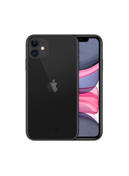 Apple iPhone 11 128GB Black, With Face Time, 4GB RAM, 4G LTE, Dual Sim Smartphone, Middle East Version