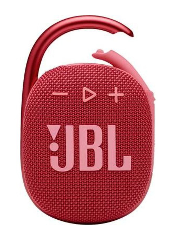 

JBL CLIP 4 Waterproof Ultra Portable Bluetooth Speaker, Red