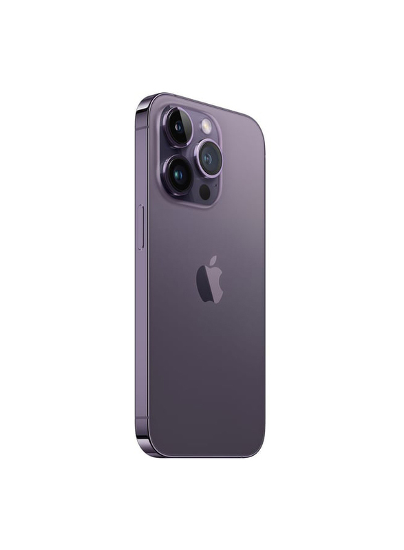 Apple iPhone 14 Pro 128GB Deep Purple, With FaceTime, 6GB, 5G, Single SIM Smartphone, Middle East Version